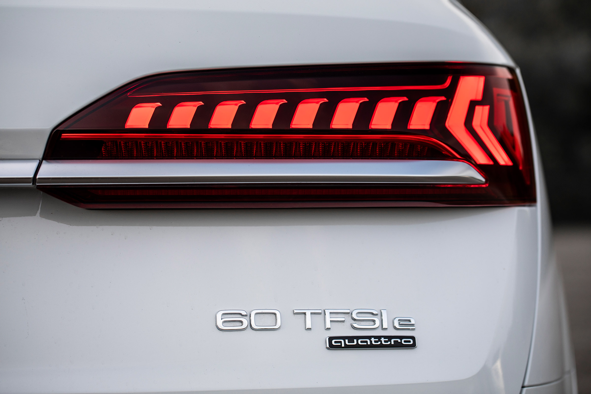 Audi Q7 60 TFSI e - rear badge