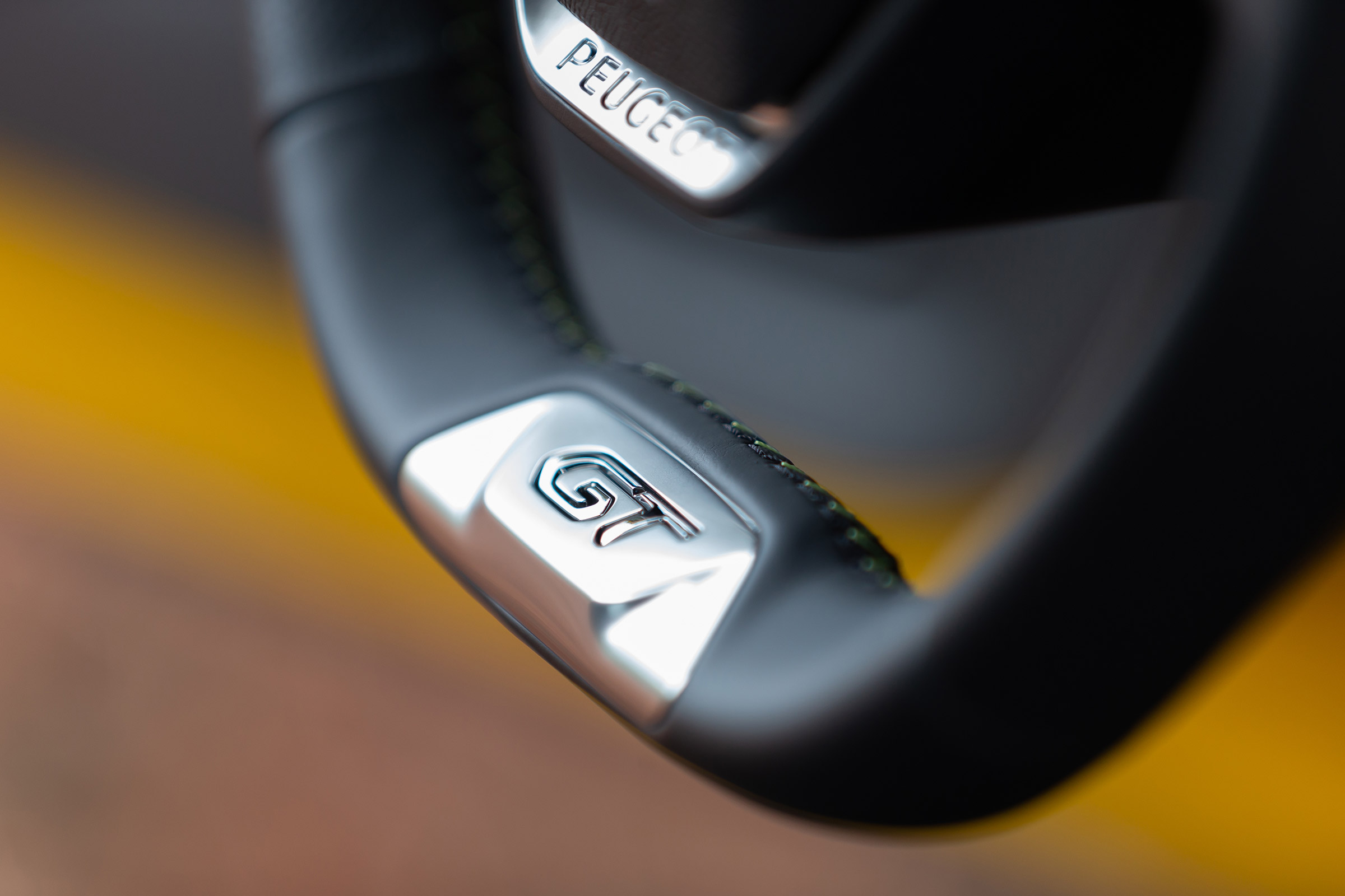 Peugeot 208 - steering wheel detail