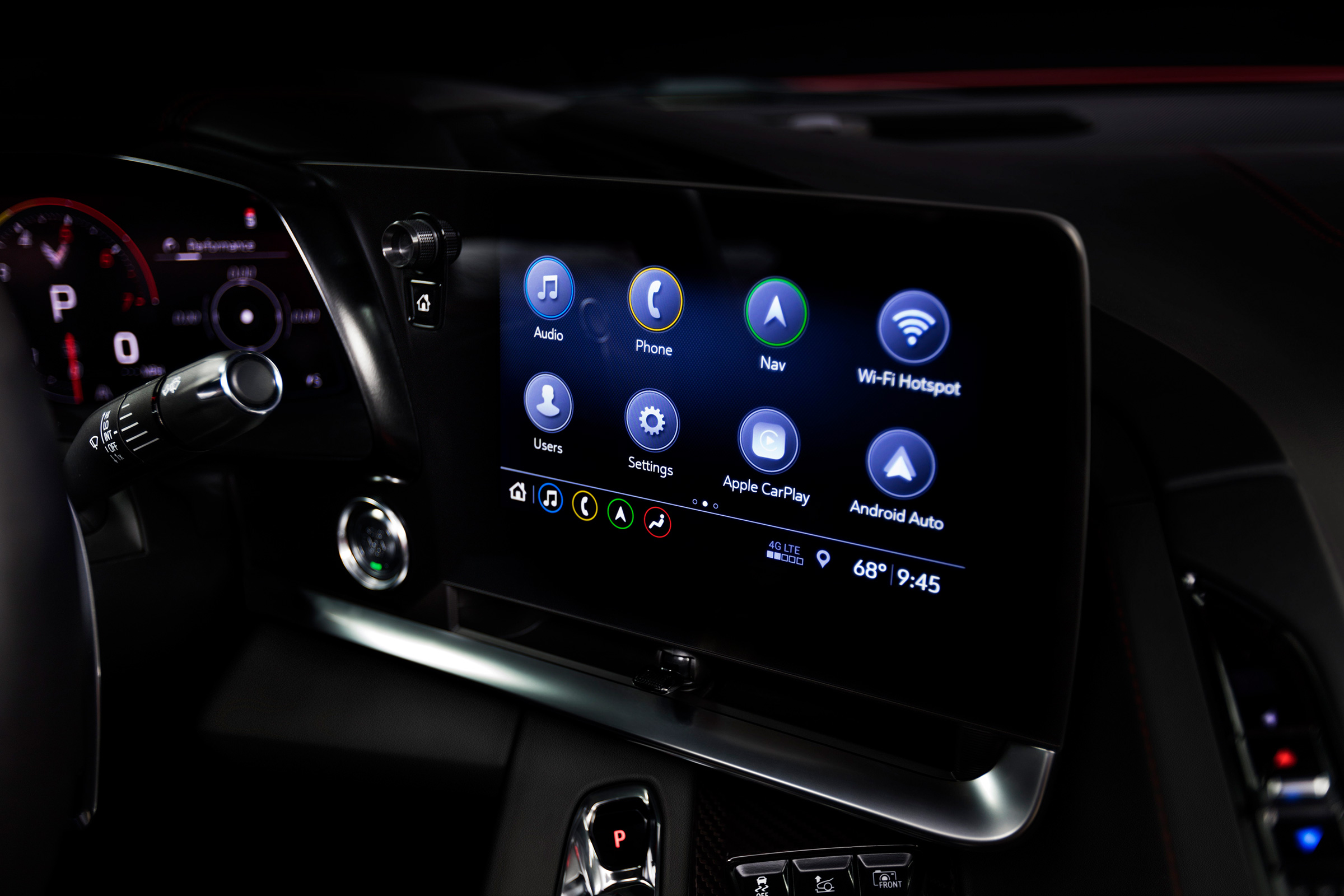 2020 Chevrolet Corvette - screen