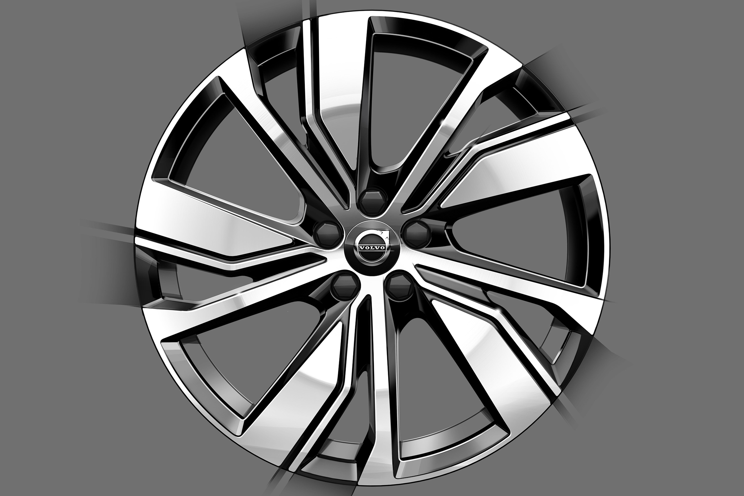 Volvo XC40 EV teaser - wheel