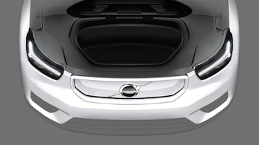 Volvo XC40 EV teaser - frunk