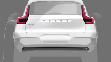 Volvo XC40 EV teaser - rear