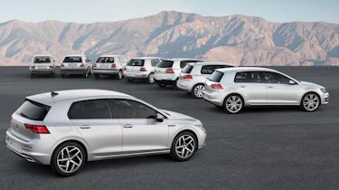 Volkswagen Golf generations - rear