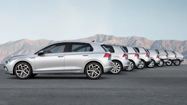 Volkswagen Golf generations - side