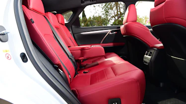 Lexus 450h F Sport - rear seats