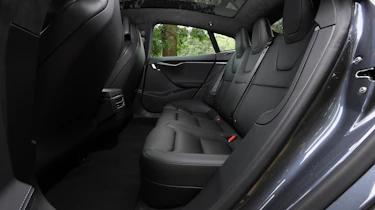 Tesla Model S - rear seats