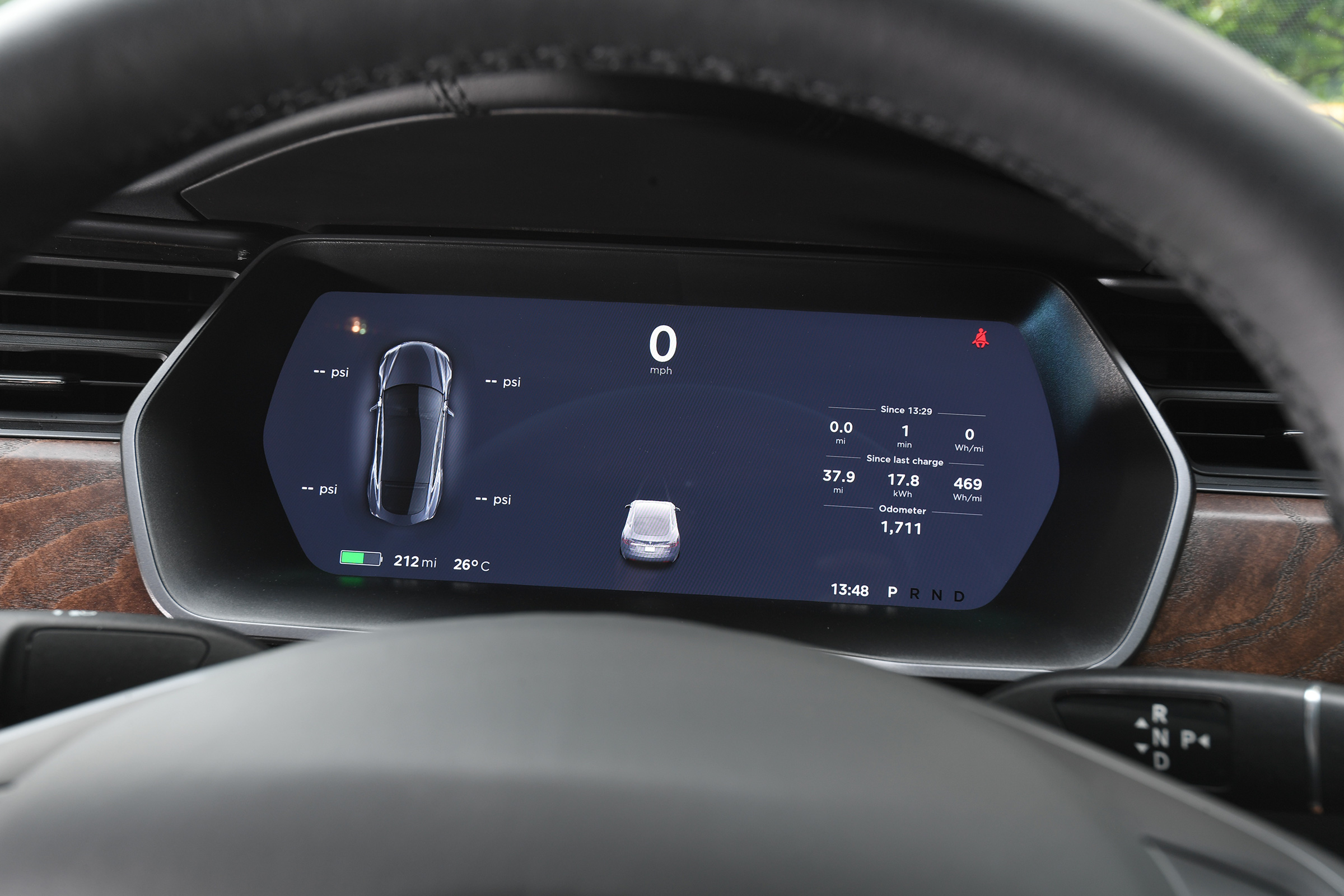 Tesla Model S - dash