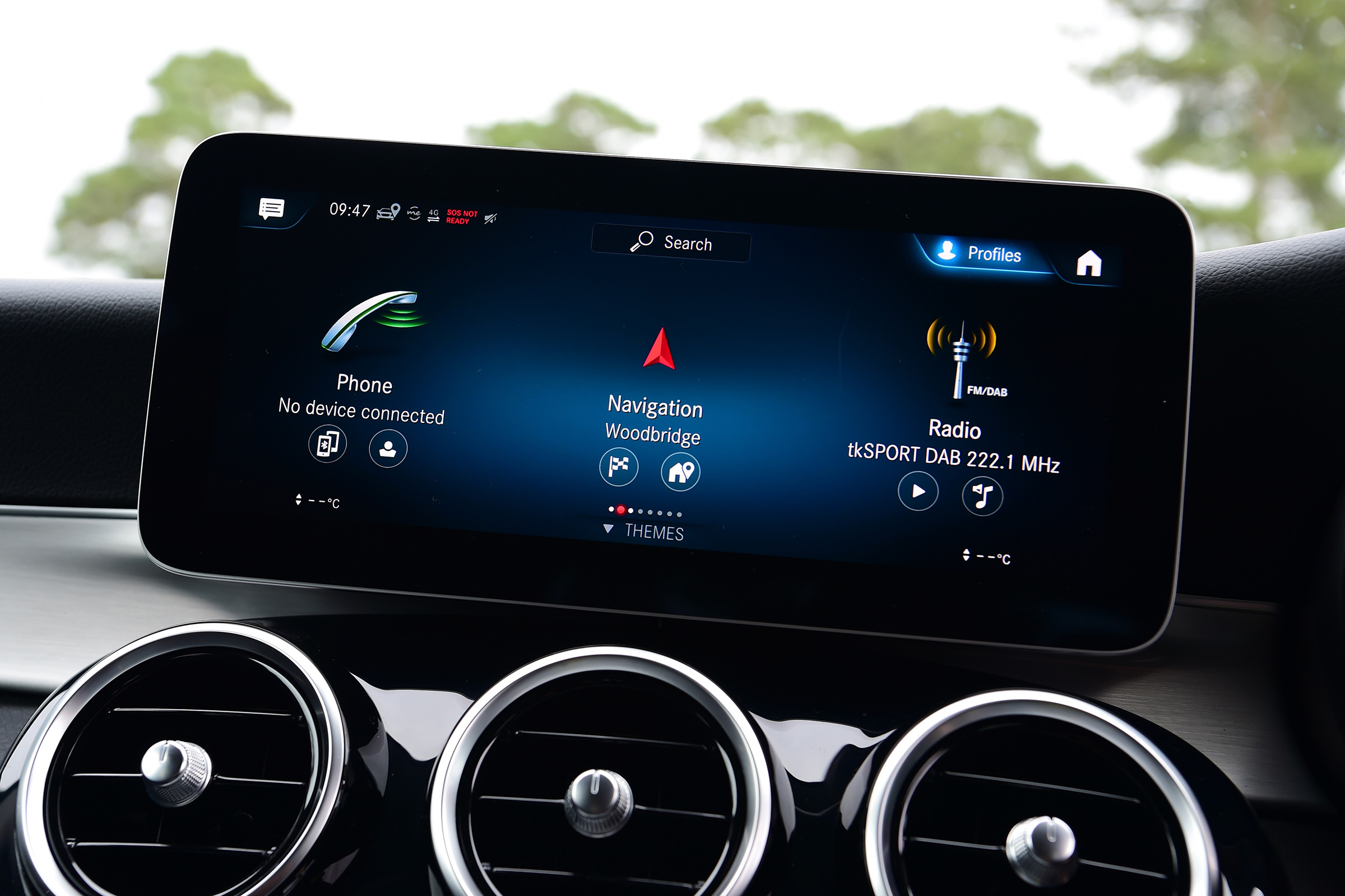 Mercedes GLC 220 d  - infotainment