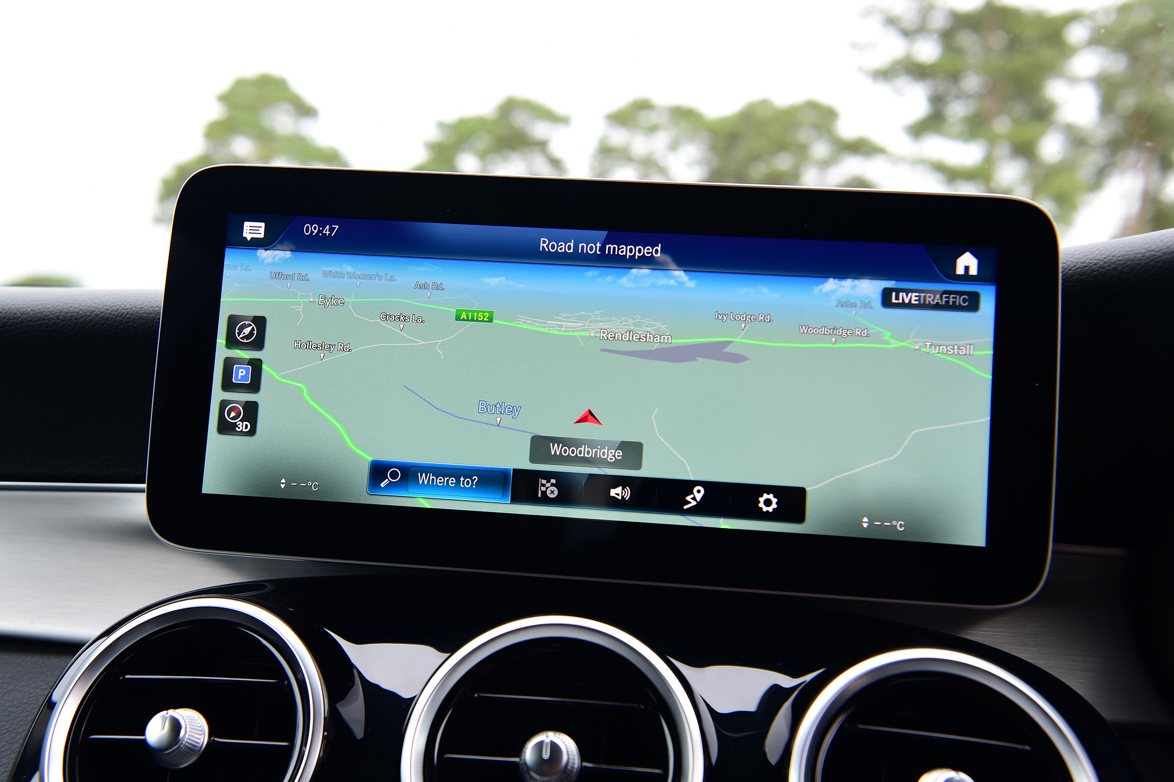 Mercedes GLC 220 d  - navigation