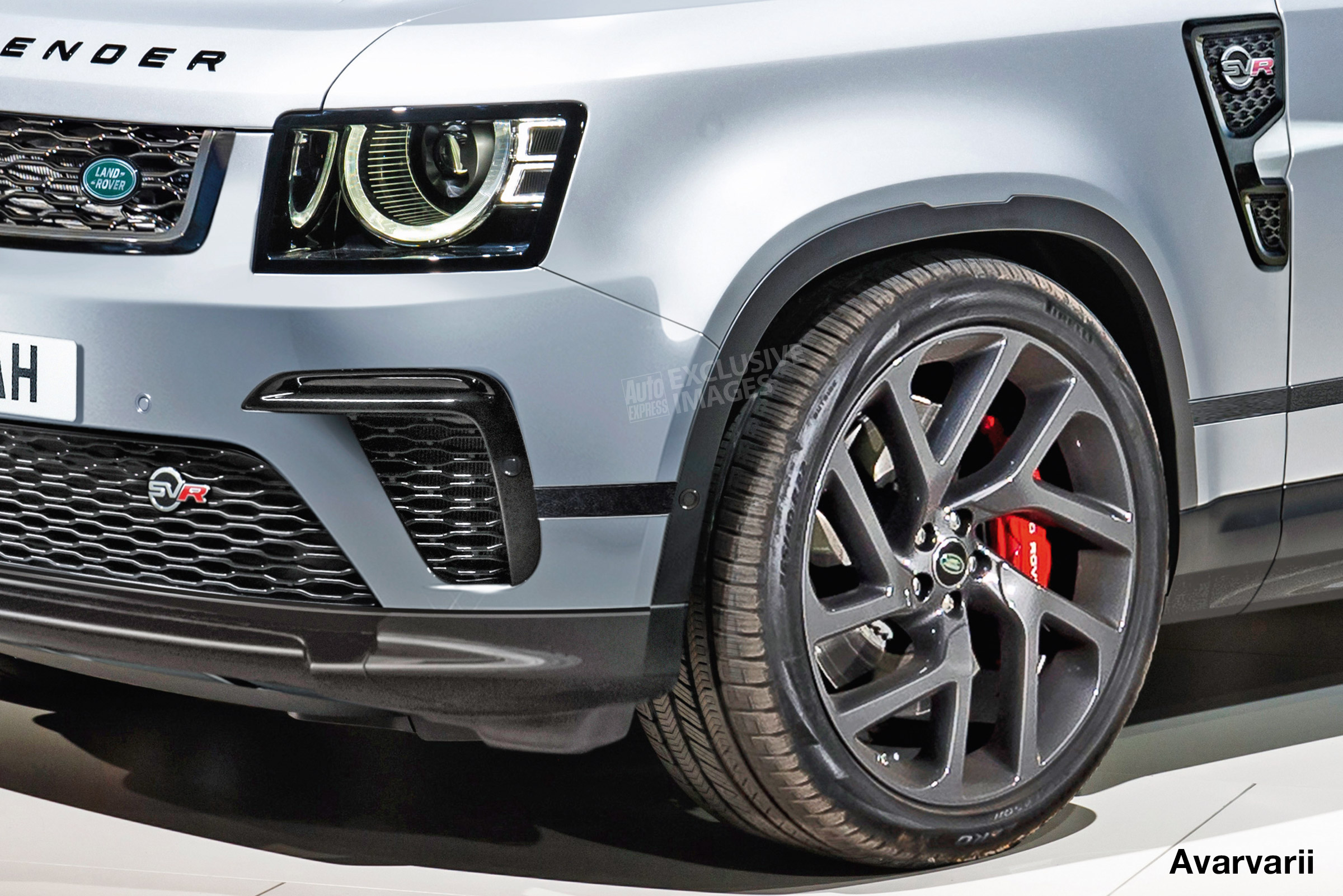 Land Rover Defender SVR - front detail