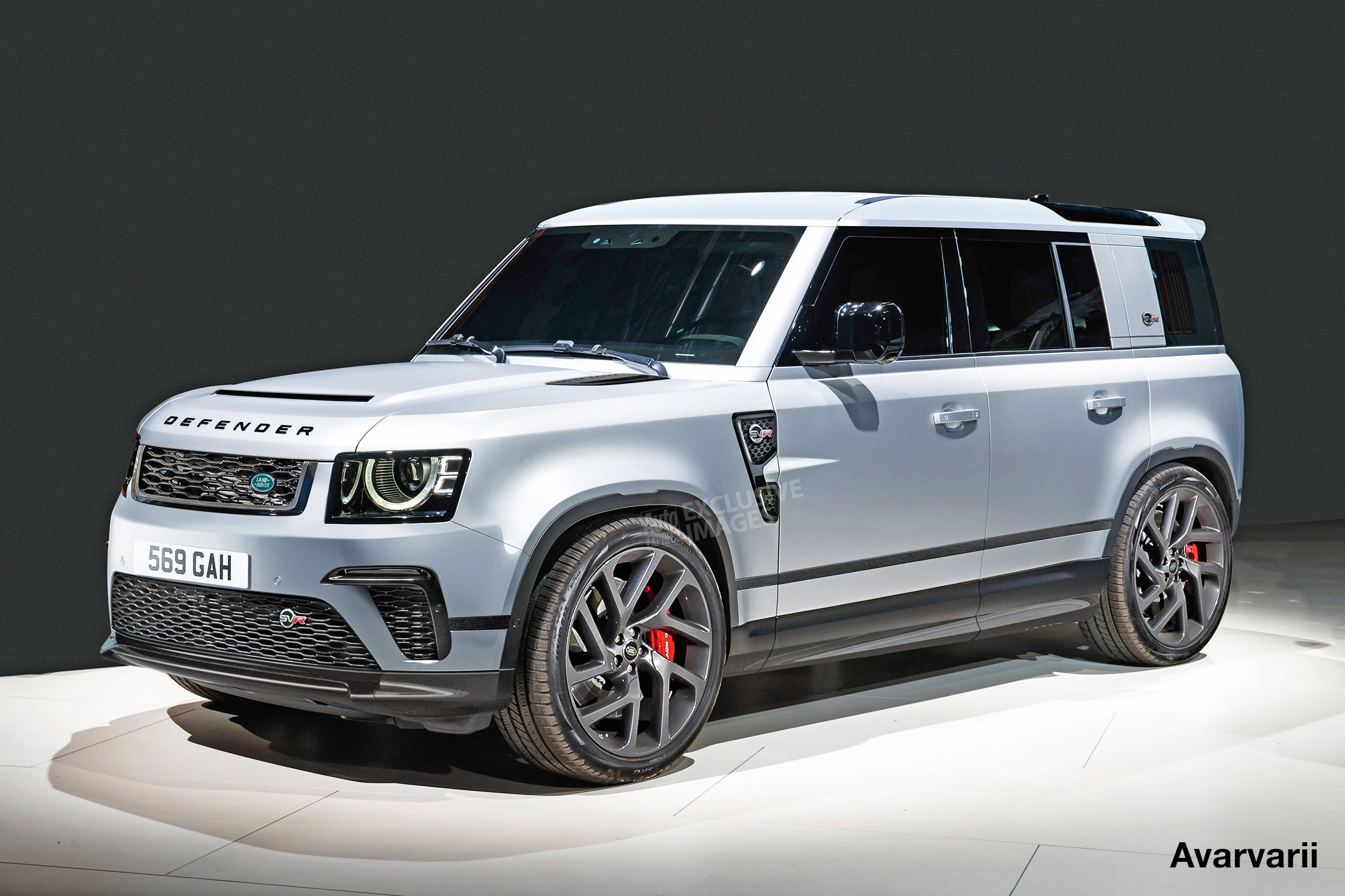 Land Rover Defender SVR - front