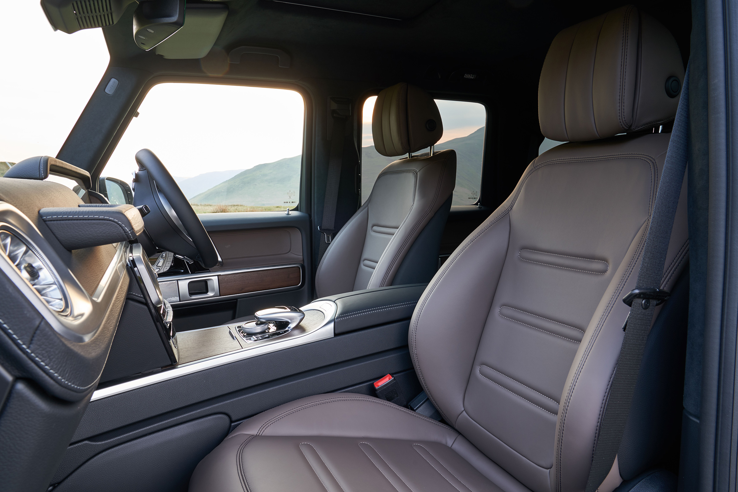 Mercedes G 350 d - drivers seat