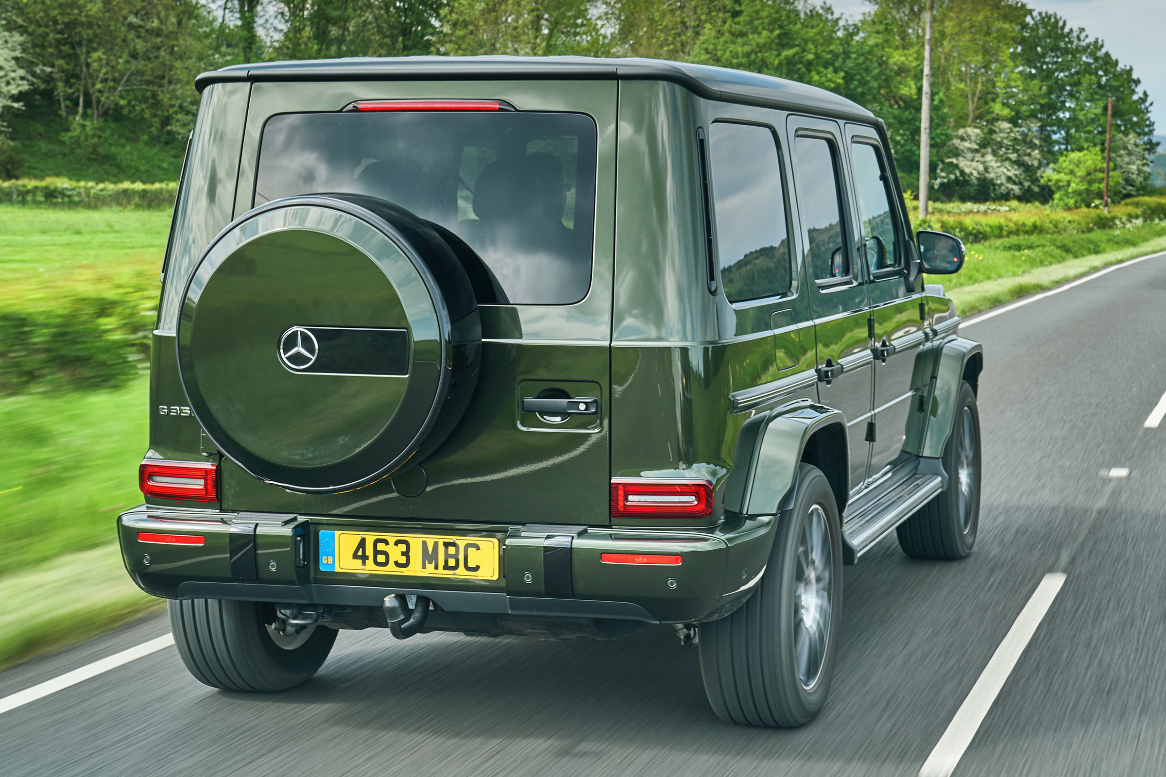Mercedes G 350 d - rear tracking