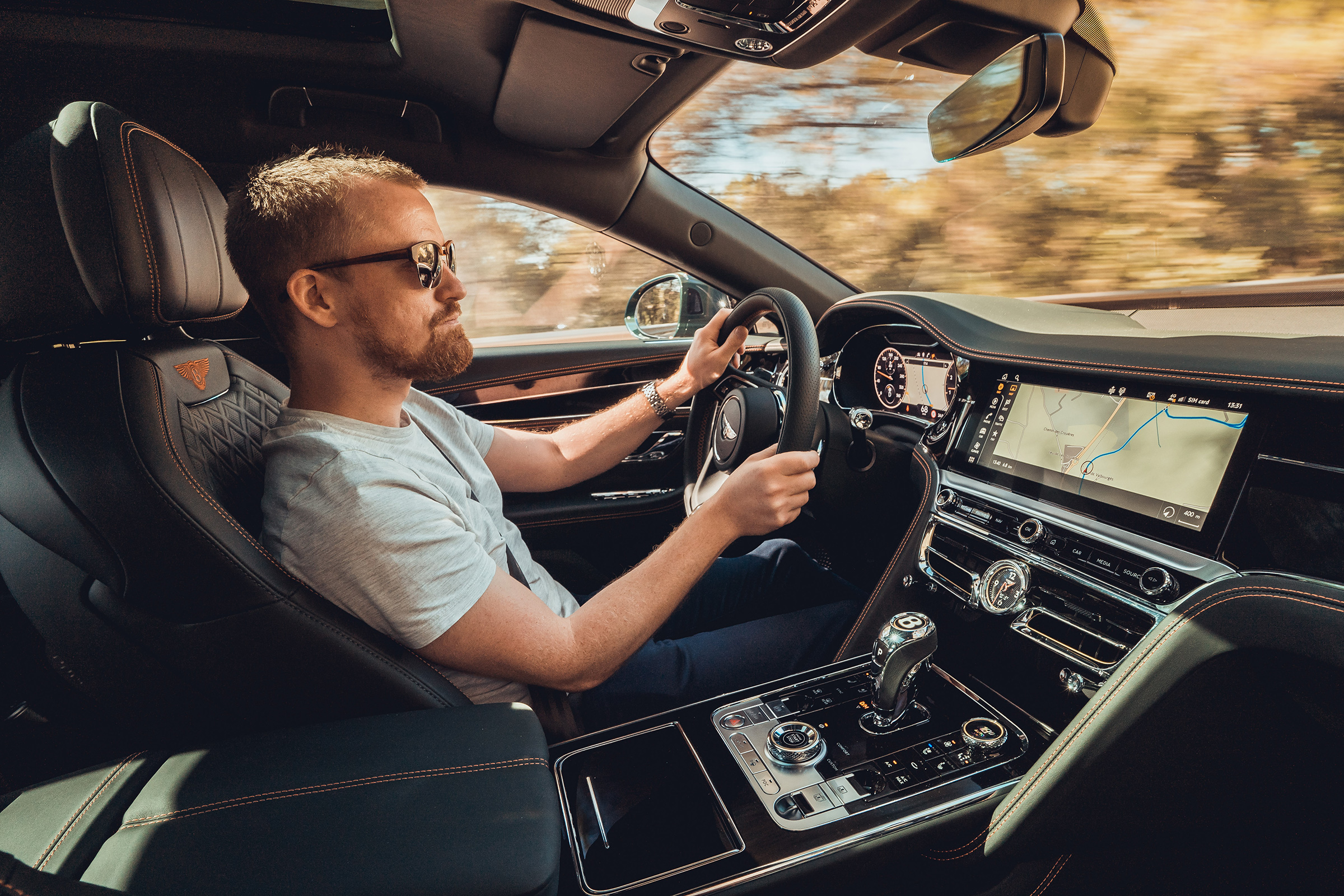 Bentley Flying Spur - Alex driving