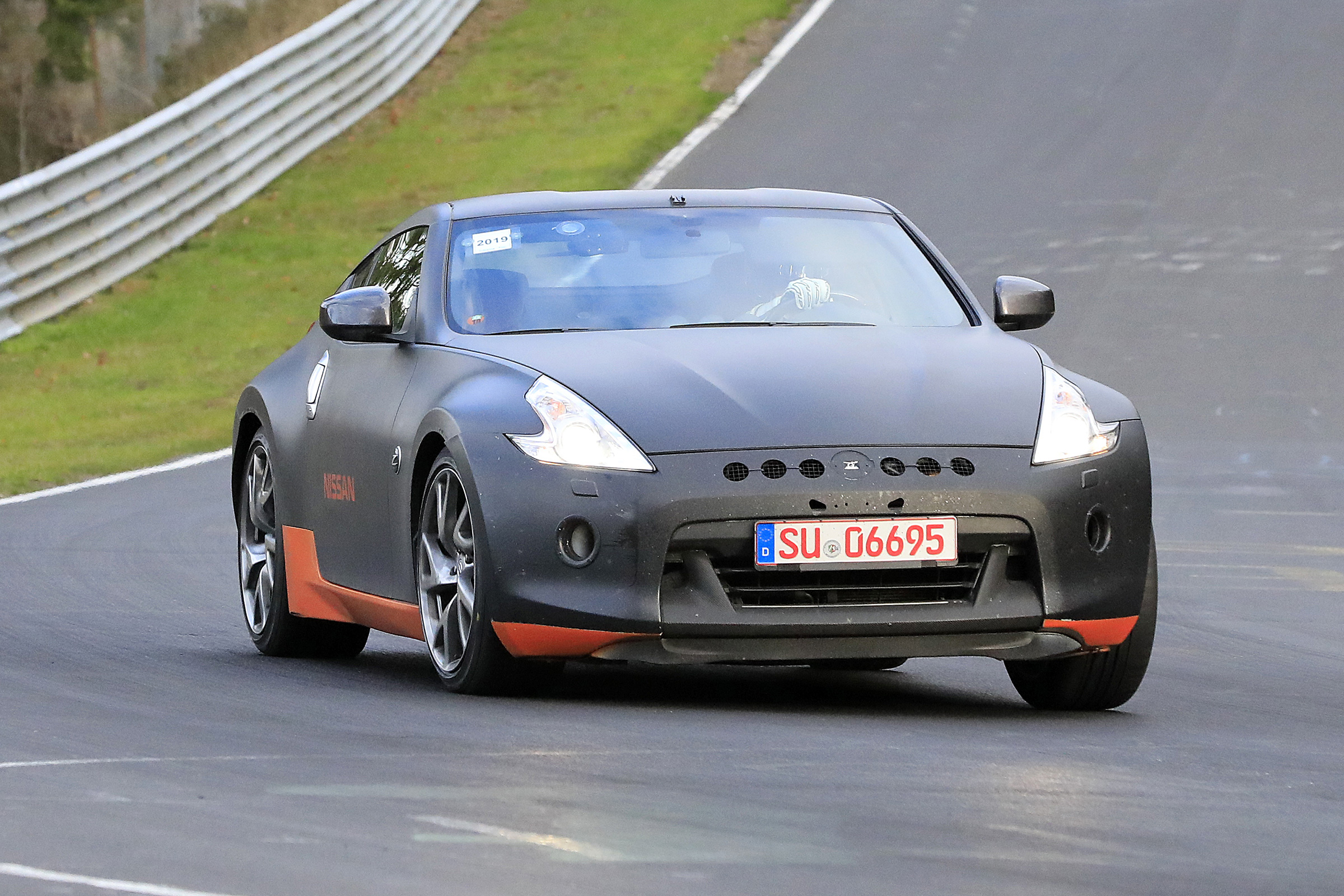 Nissan 370 Z mule - front