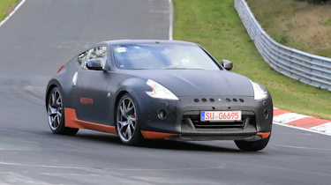 Nissan 370 Z mule - corner