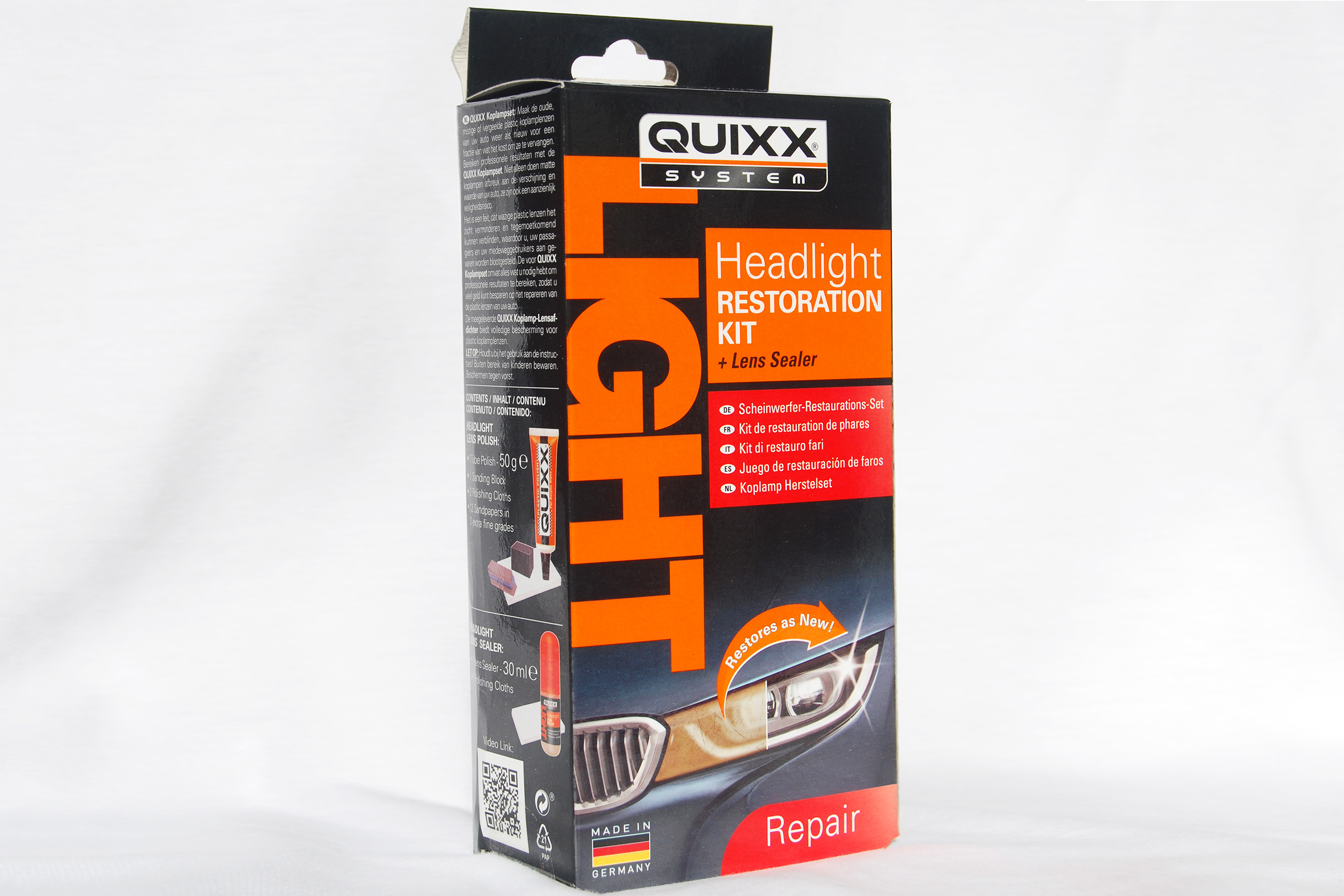 QUIXX Headlight Restoration Kit