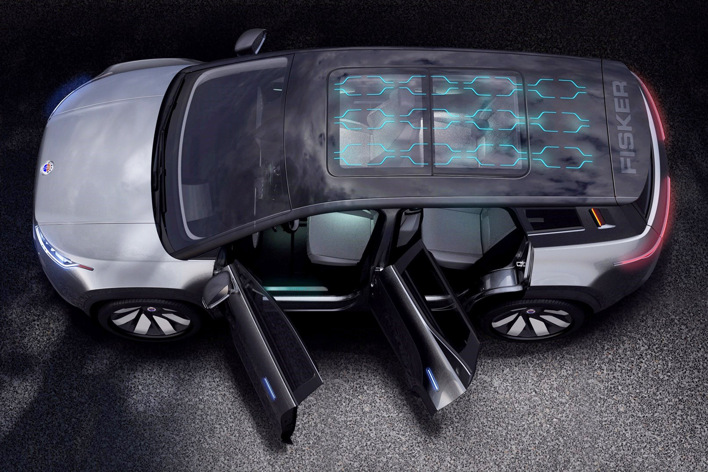 Fisker Ocean - above