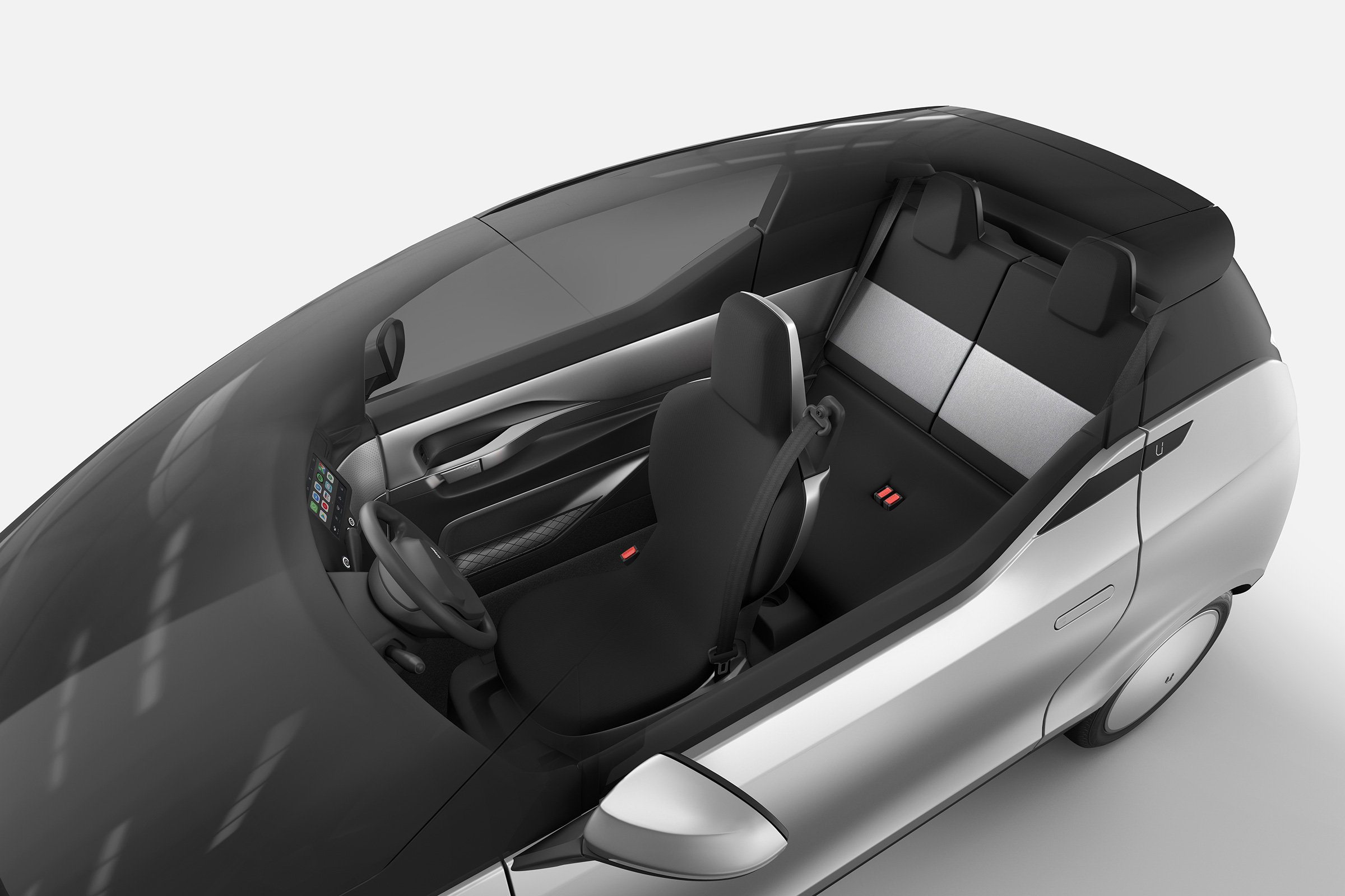 Uniti One EV - aerial 3/4 static