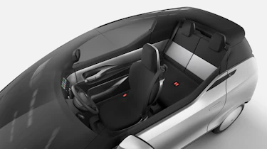 Uniti One EV - aerial 3/4 static