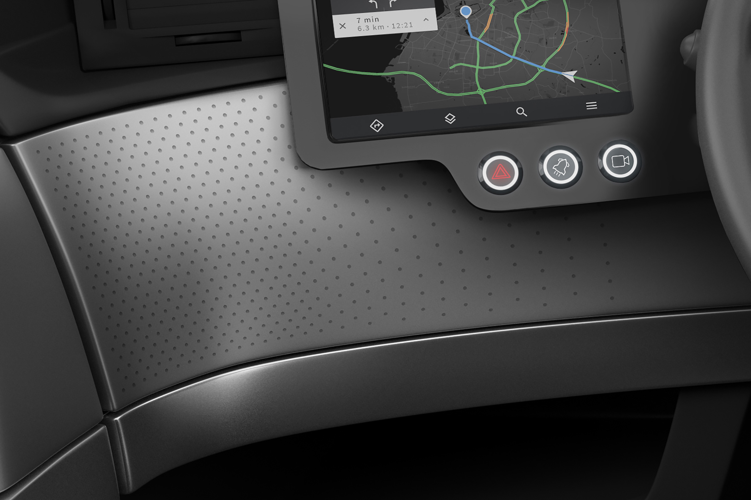 Uniti One EV - dashboard detail