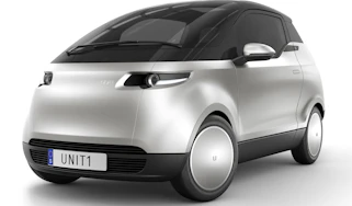 Uniti One EV - front 3/4 static