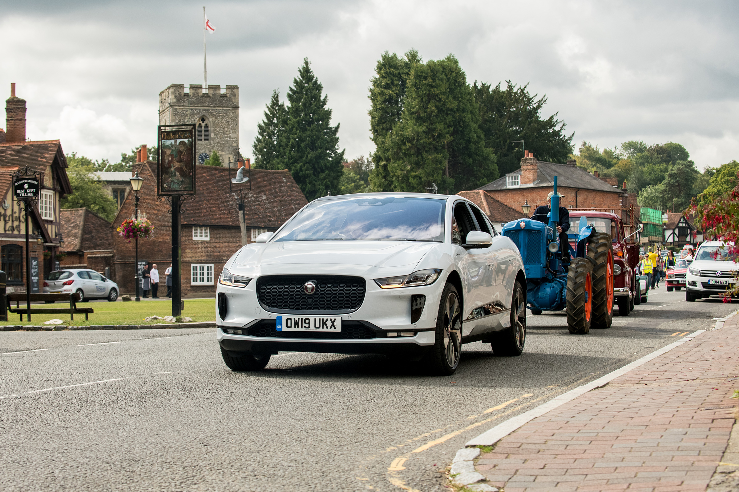 Jaguar I-Pace long termer - second report - village fete parade 