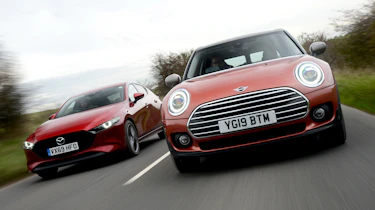 MINI Clubman vs Mazda 3 - header