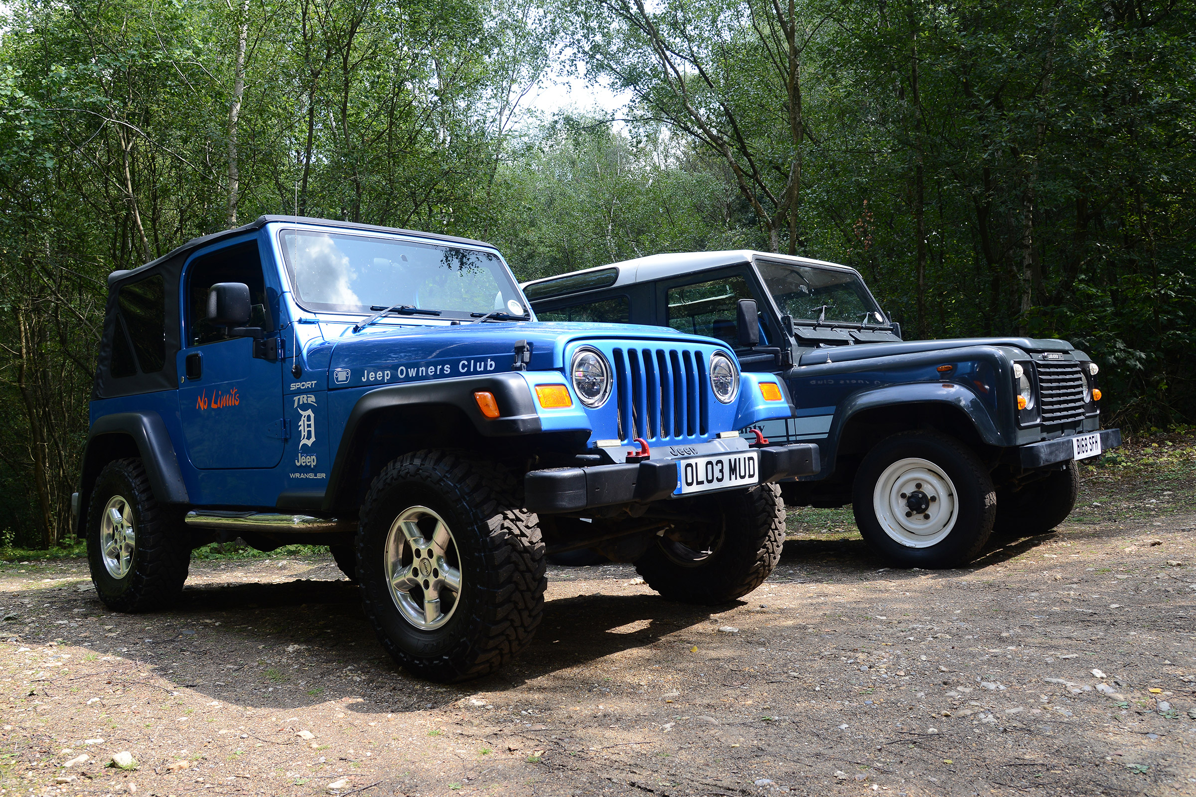 Land Rover Defender vs Jeep Wrangler - modern classics head-to-head