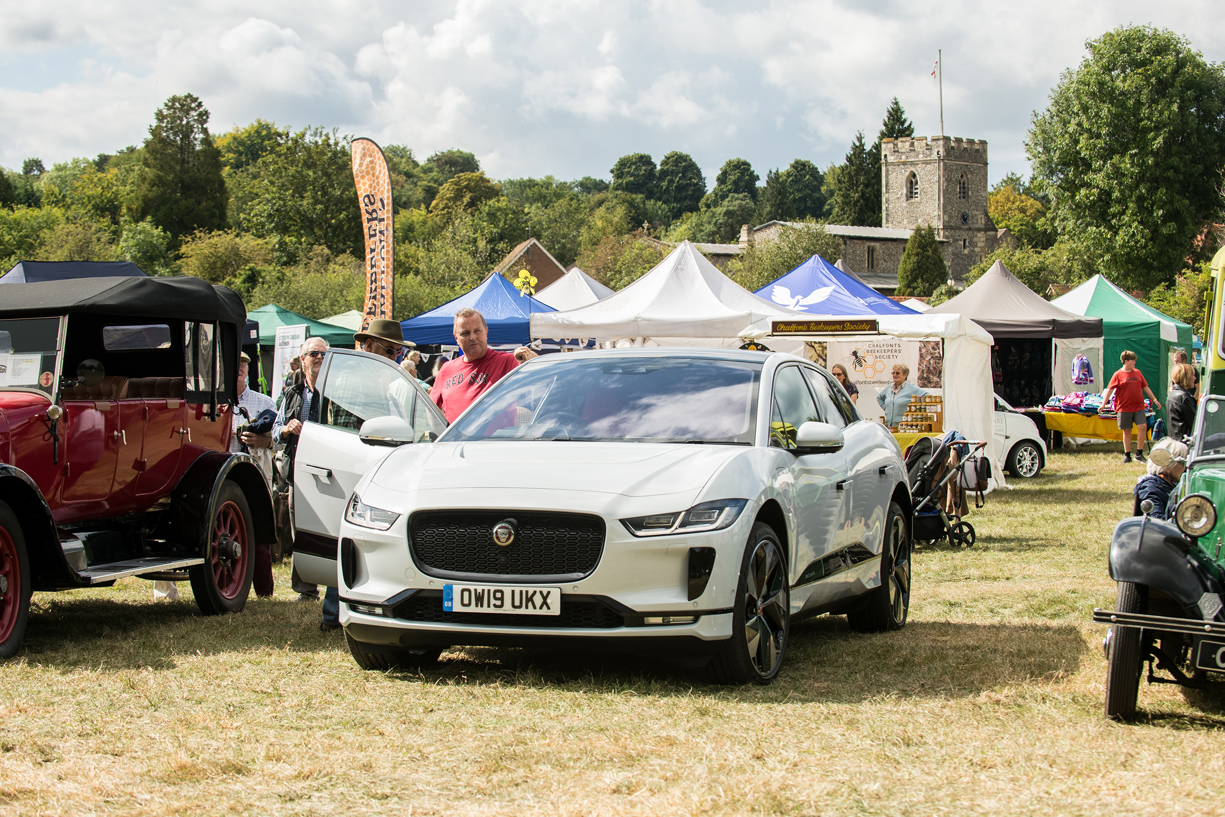 Jaguar I-Pace long termer - second report - Steve with car
