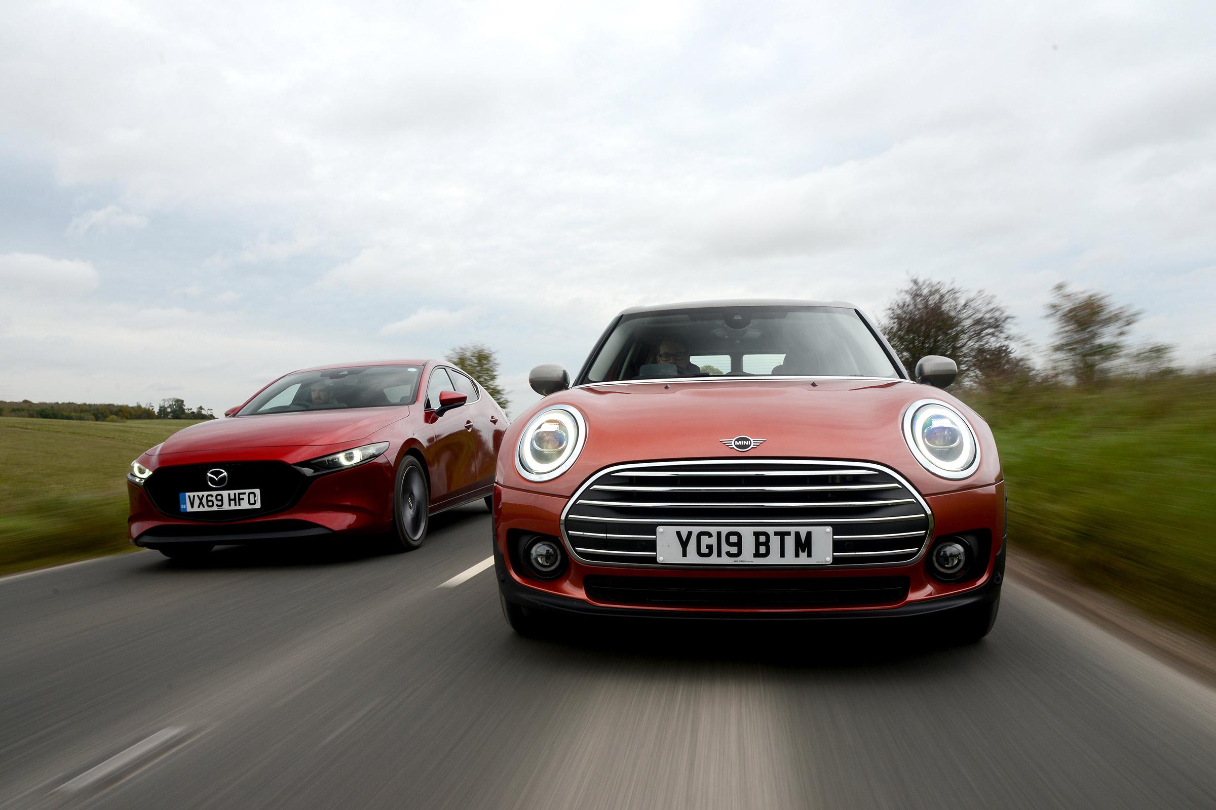 MINI Clubman vs Mazda 3 - head-to-head
