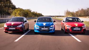 Vauxhall Corsa vs Peugeot 208 vs Audi A1 - head-to-head