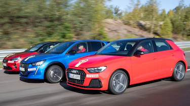 Vauxhall Corsa vs Peugeot 208 vs Audi A1