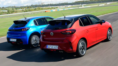 Vauxhall Corsa vs Peugeot 208 - rear