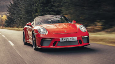Porsche 911 Speedster - front action
