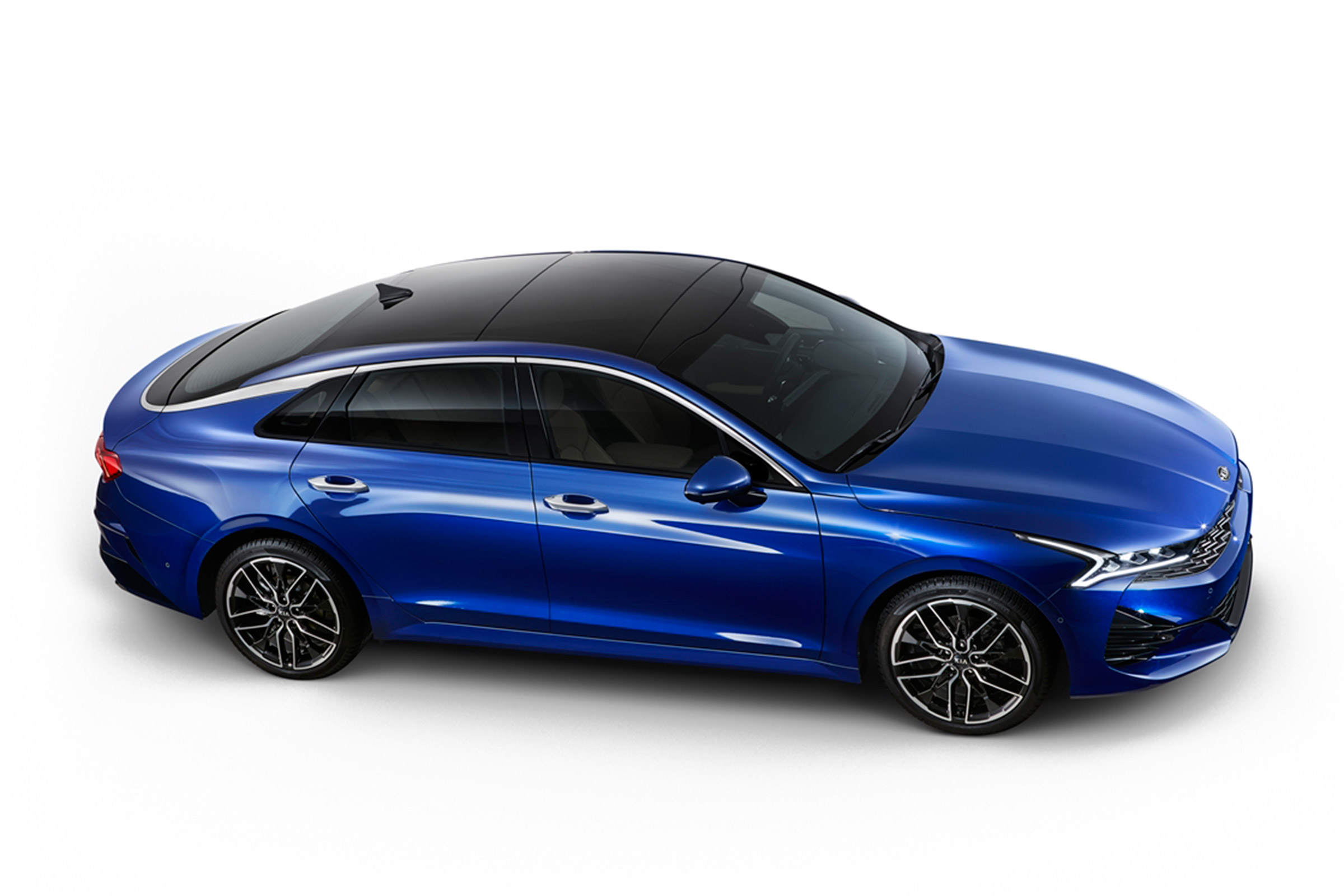 Kia Optima - blue studio front