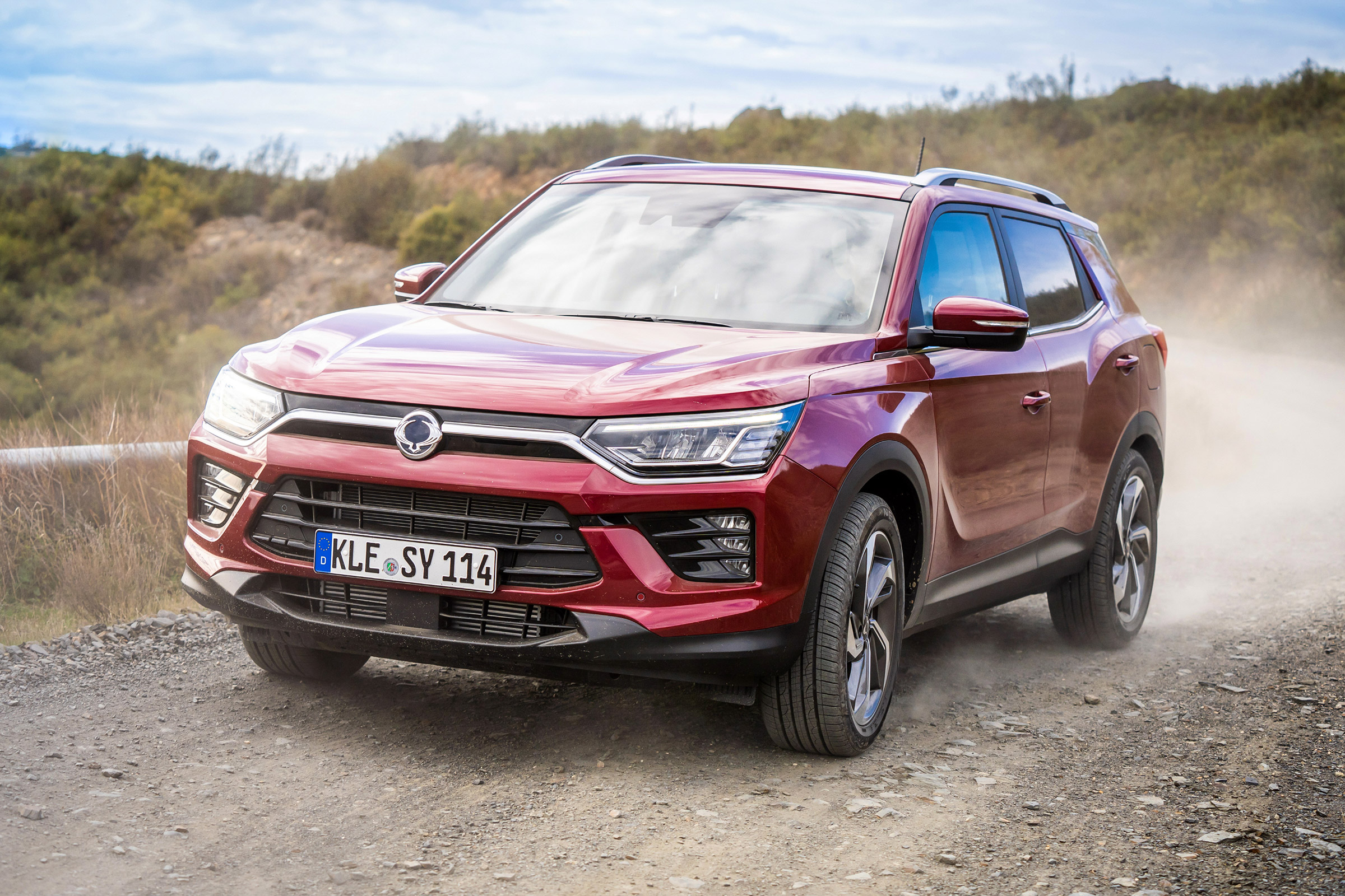 SsangYong Korando - front action