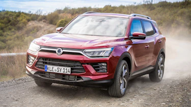 SsangYong Korando - front action