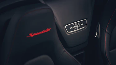 Porsche 911 Speedster - plaque