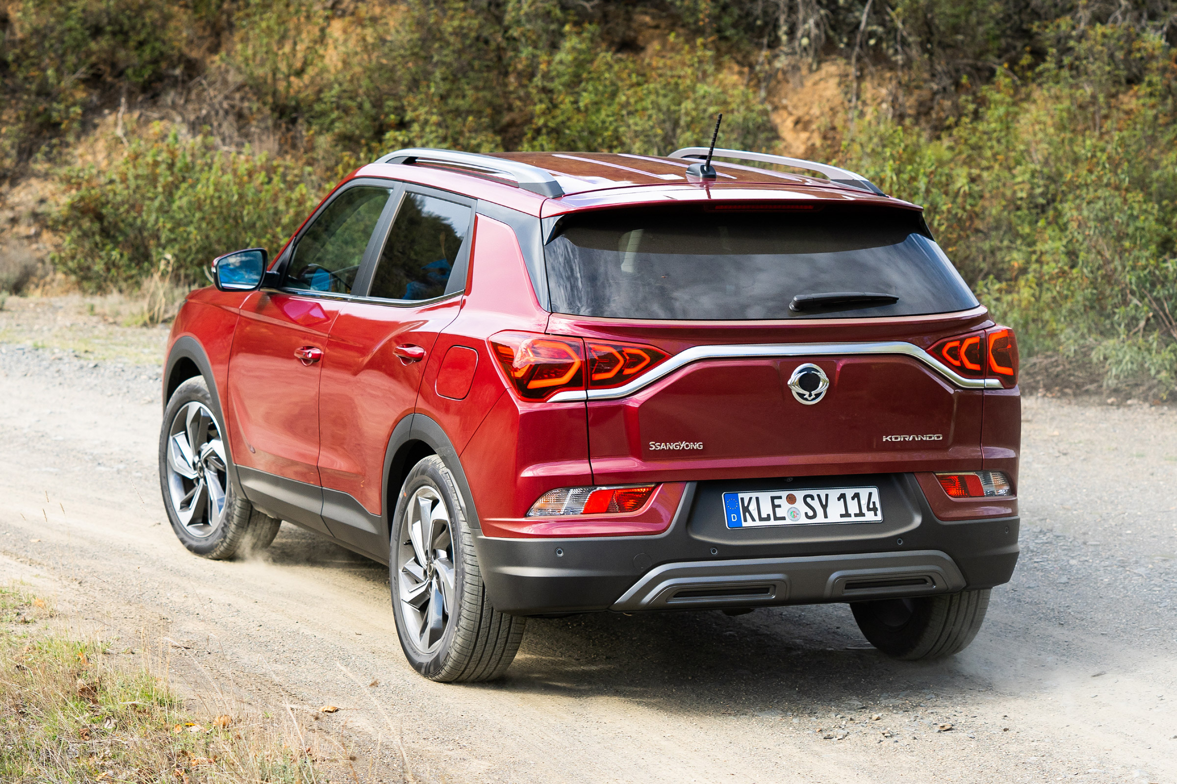 SsangYong Korando - rear action
