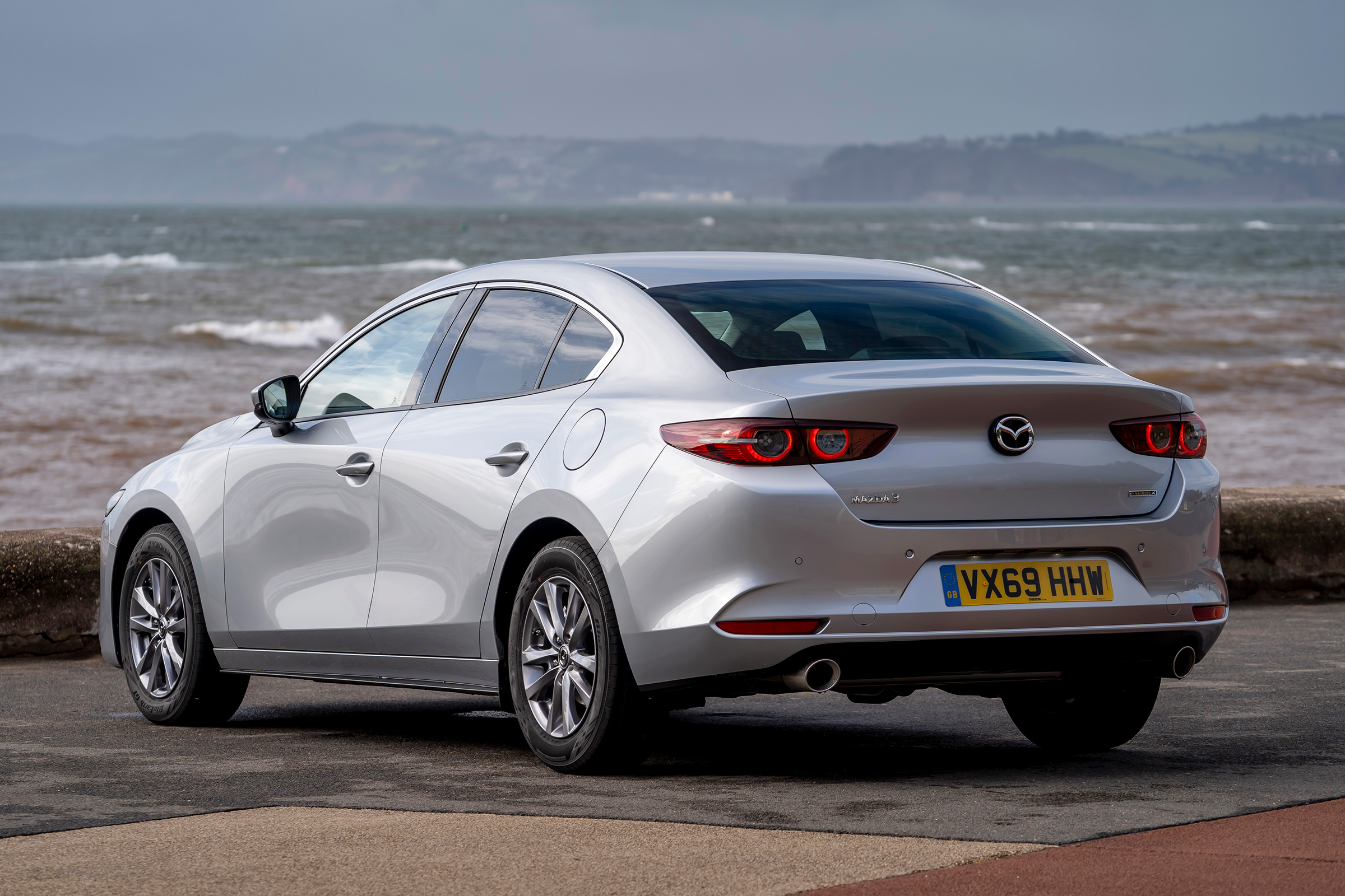 Mazda 3 saloon - rear