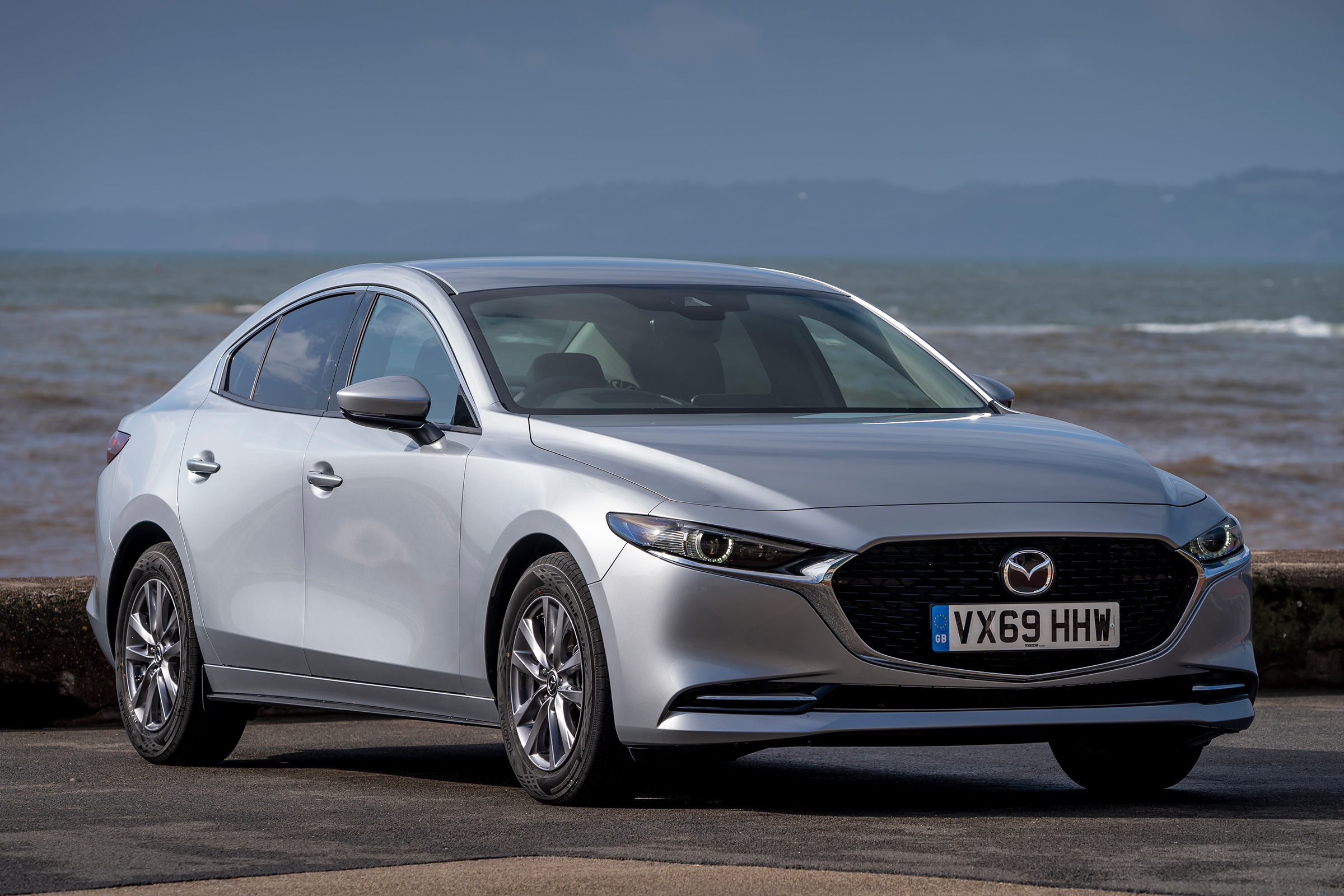 Mazda 3 saloon - front