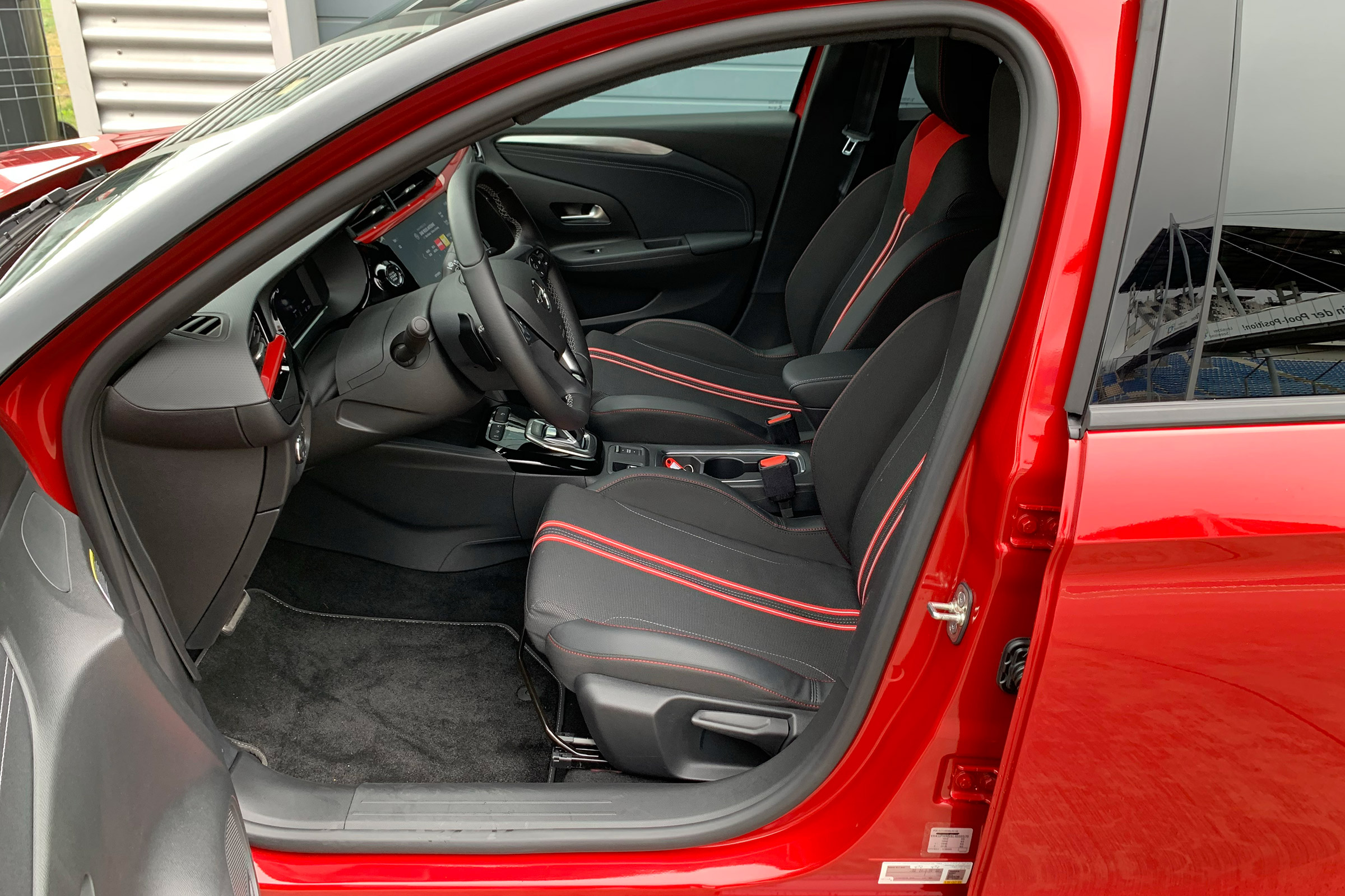 Vauxhall Corsa - front seats