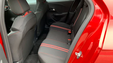 Vauxhall Corsa - rear seats