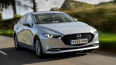 Mazda 3 saloon - front tracking