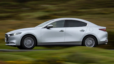 Mazda 3 saloon - side shot