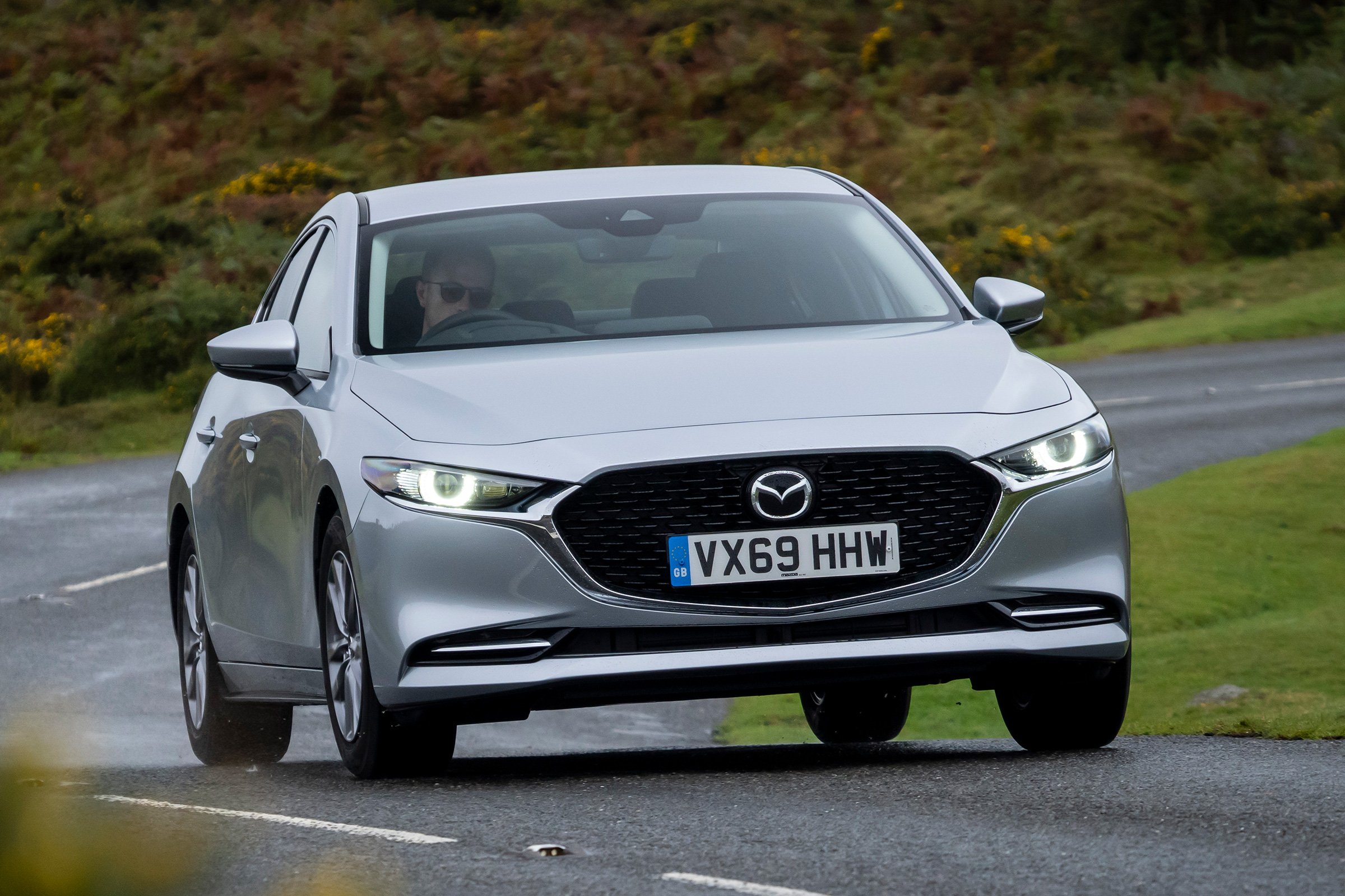 Mazda 3 saloon - front