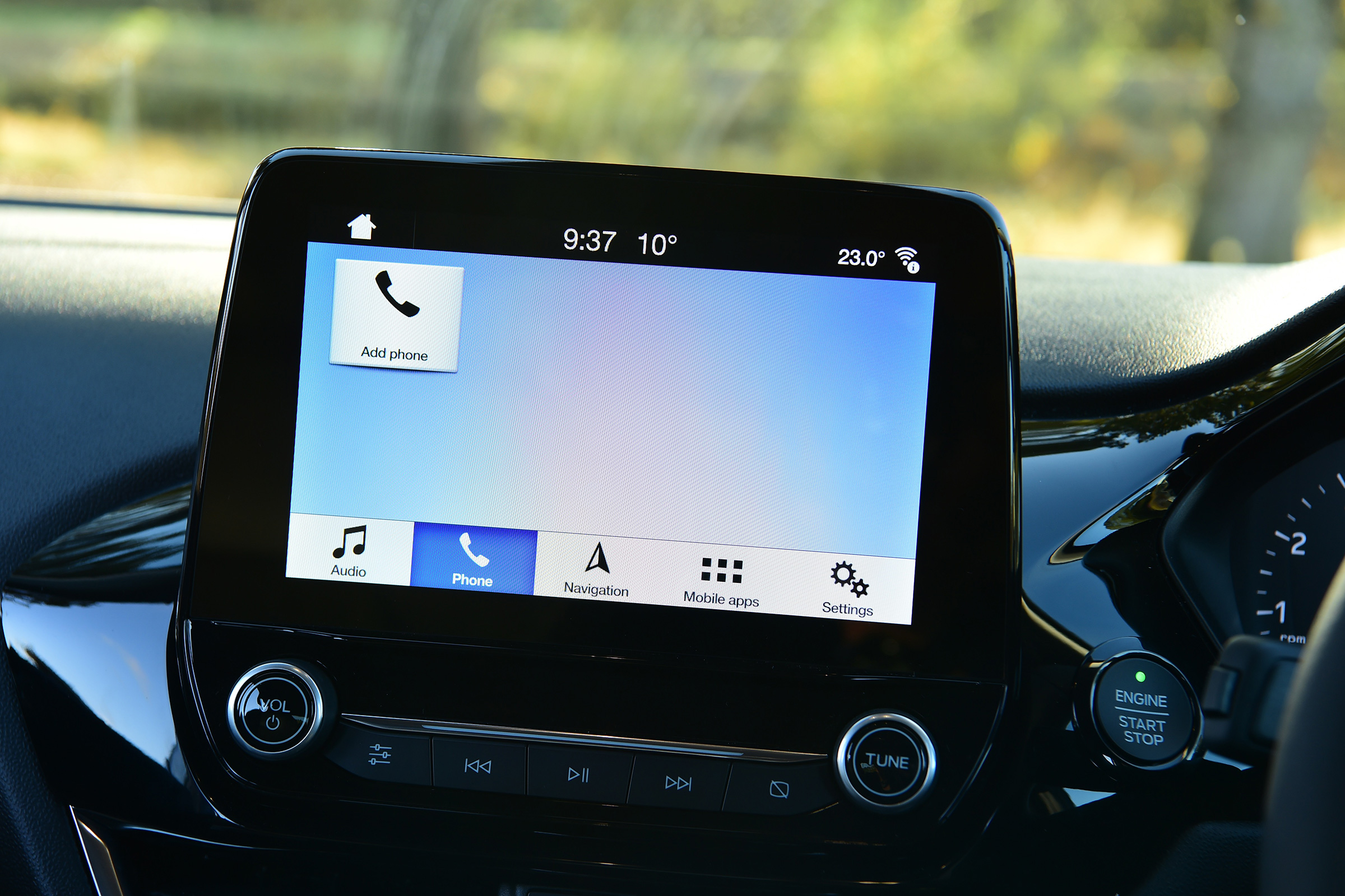 Ford Fiesta - screen