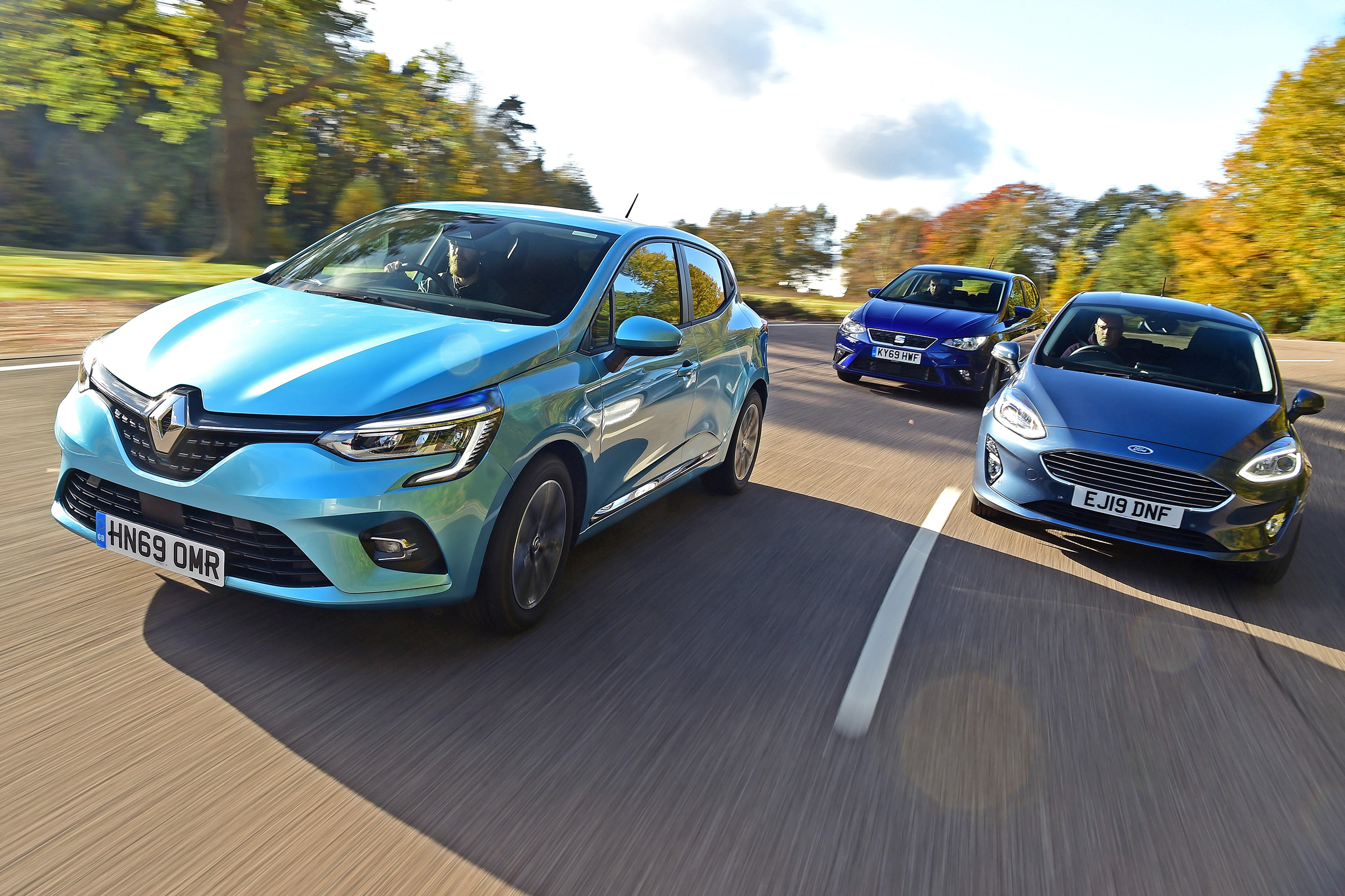 Renault Clio vs Ford Fiesta vs SEAT Ibiza