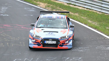 Hyundai RM19 - front cornering nurburgring